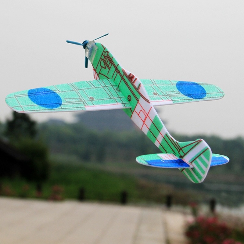 DIY Handmade Hand Throw Flying Glider Planes Children Toys Birthday ...