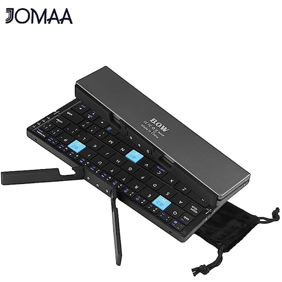 JOMAA Bluetooth keyboard Folding Mini Wireless Bluetooth Keypad