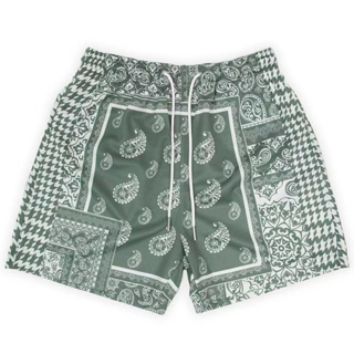 Ryoko Rain Athletic Shorts Paisley Unisex Casual Mesh Basketball