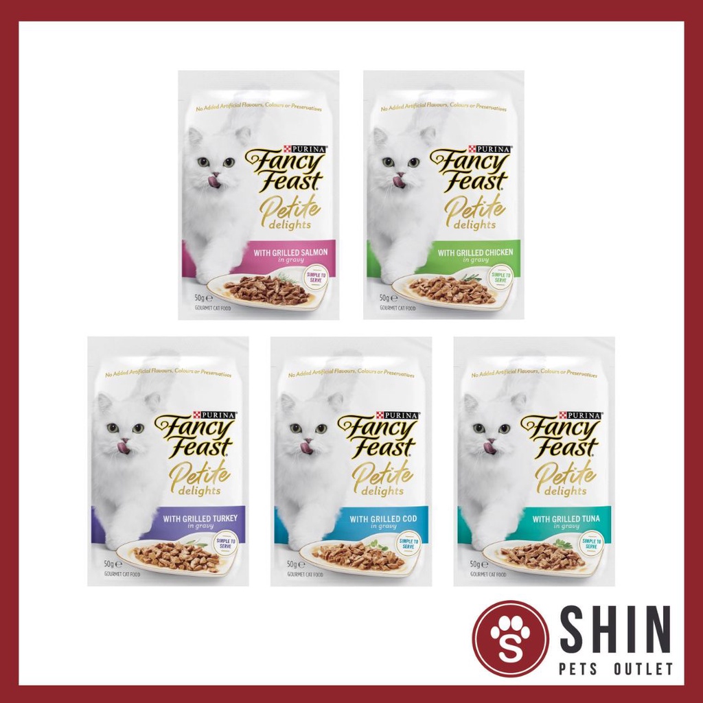 FANCY FEAST® Petite Delights 50g/ Cat Food /Makanan Basah Kucing