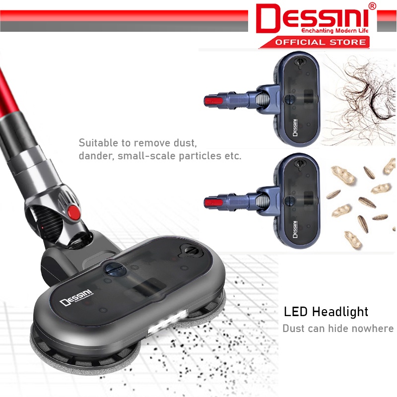DESSINI ITALY Tornado PRO Electric Spray Mop Vacuum Cleaner Head ...