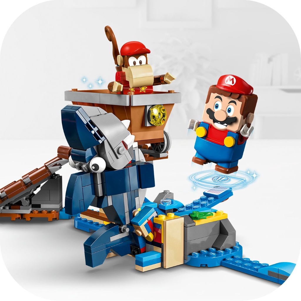 LEGO 71425 Super Mario Diddy Kongs Mine Cart Ride Expansion Set (1157 ...