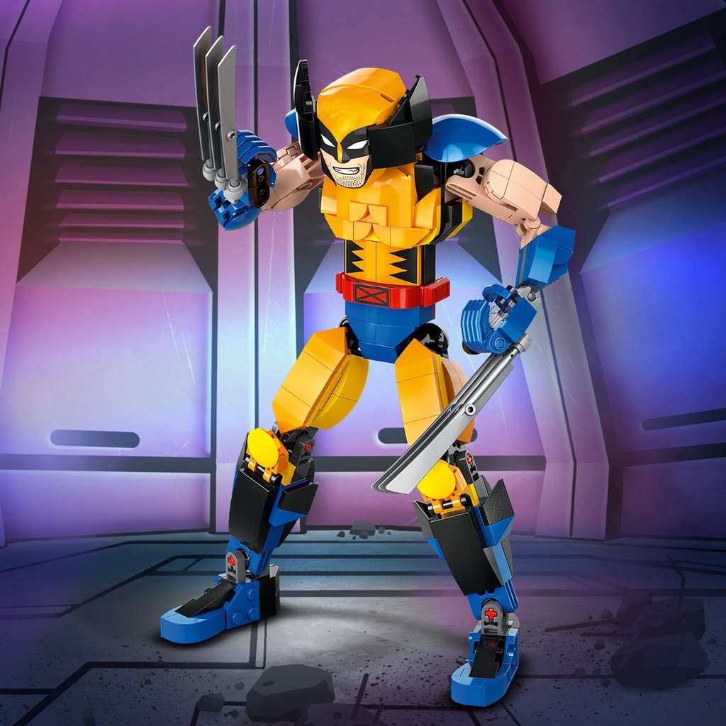 LEGO 76257 Marvel Wolverine Construction Figure Building Toy Set (327 ...