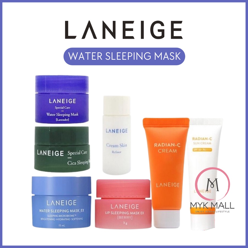 Laneige Water Sleeping Mask EX / Cica Sleeping Mask / Lip Sleeping Mask