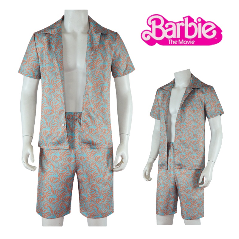 Xs-xxxl Sizes Available! Halloween Barbie Ken Cosplay Dress Pants Set 