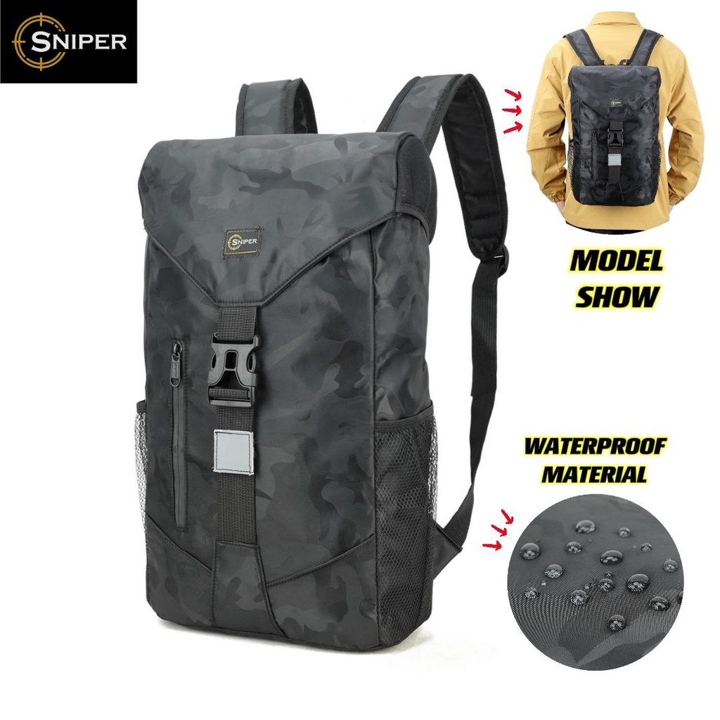 [SCENTED W PERFUME] 48) High Quality Water Resistant SNIPER backpack
