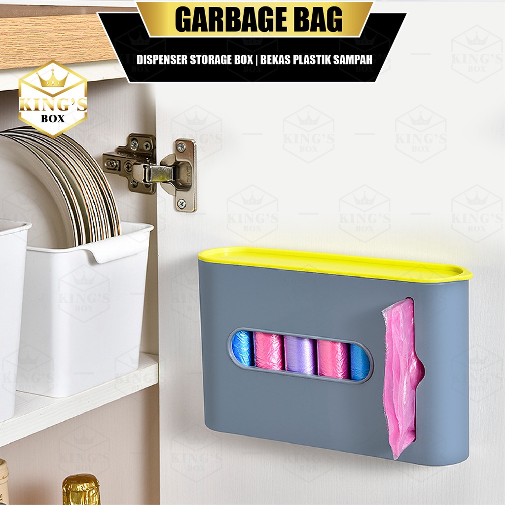KGB Wall Mounted Visual Window Large Garbage Bag Storage Box Cabinet ...