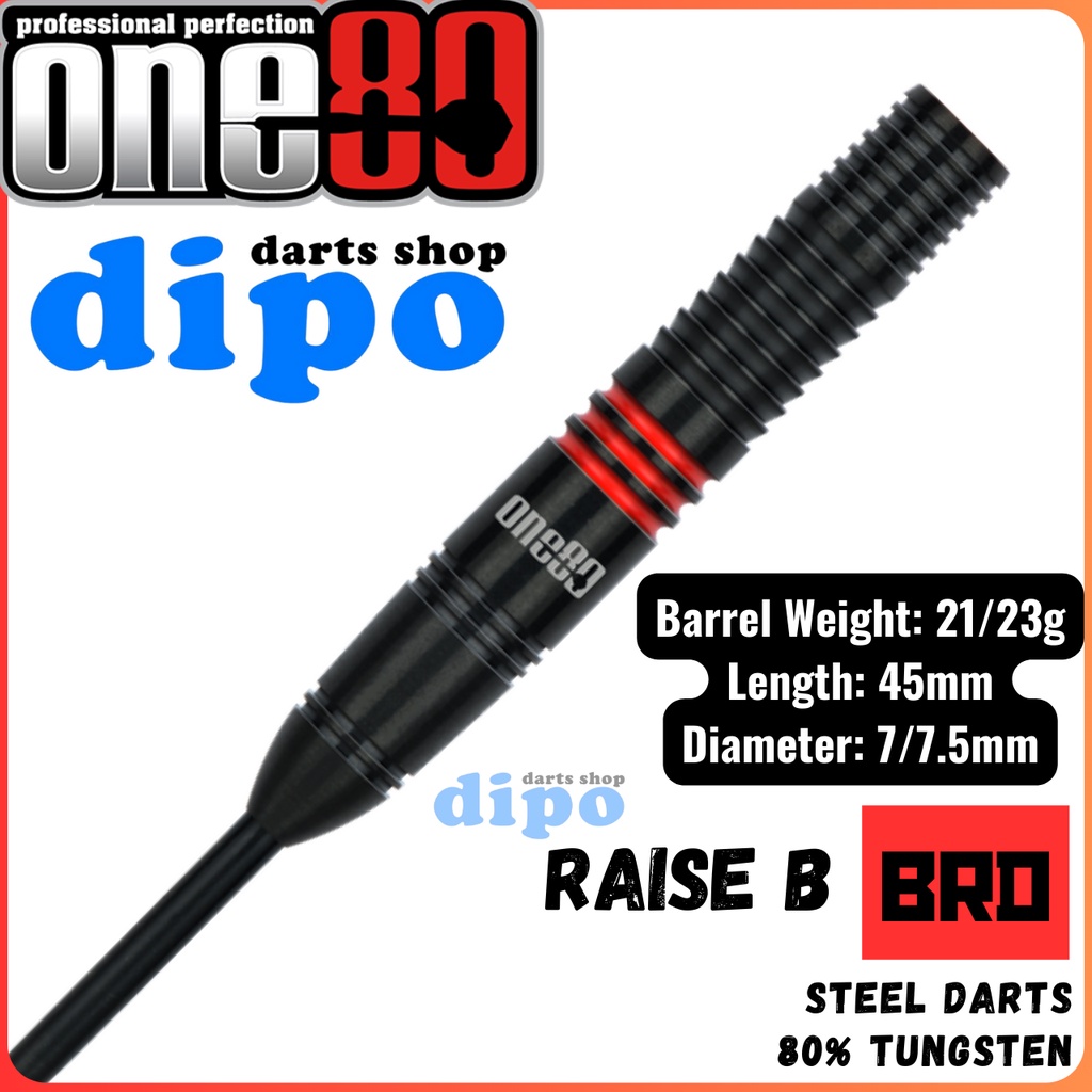 ONE80 RAISE B BRD - ONE80 Steel Darts | Shopee Malaysia