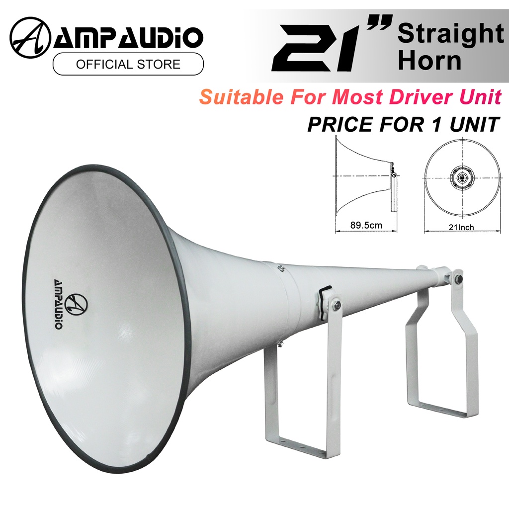 AmpAudio 21" HORN Speaker 21 inch 90cm long ( For Surau & Masjid Azan