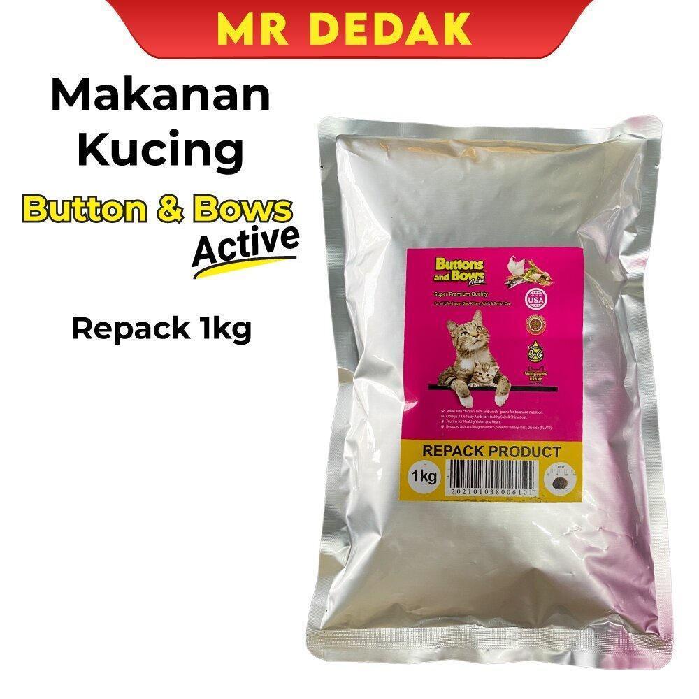[REPACK][1KG] Makanan Kucing Premium B and B Active Repack | Cat Food ...