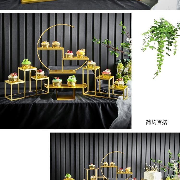Display Stand Wedding Decoration Set Simple Cake Dim Sum Rack Buffet ...