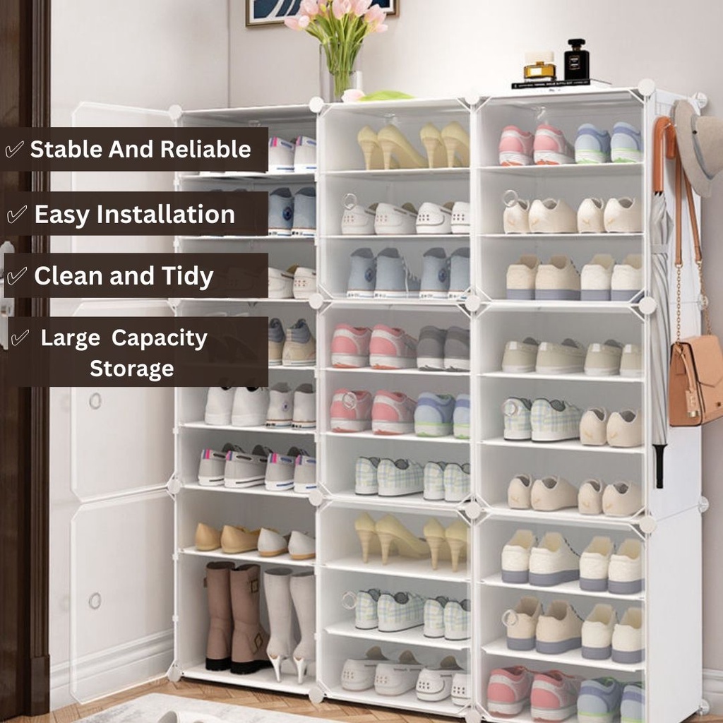 Shoes rack shoes organizer shoes rack with cover ins muji shoe Storage