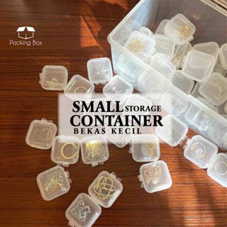 1pc Small Square Transparent Plastic Boxes Finishing Container Packaging Storage  Box 4*4*2.8cm - Storage Boxes & Bins - AliExpress