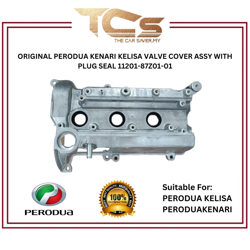 ORIGINAL PERODUA KENARI KELISA VALVE COVER ASSY WITH PLUG SEAL 11201