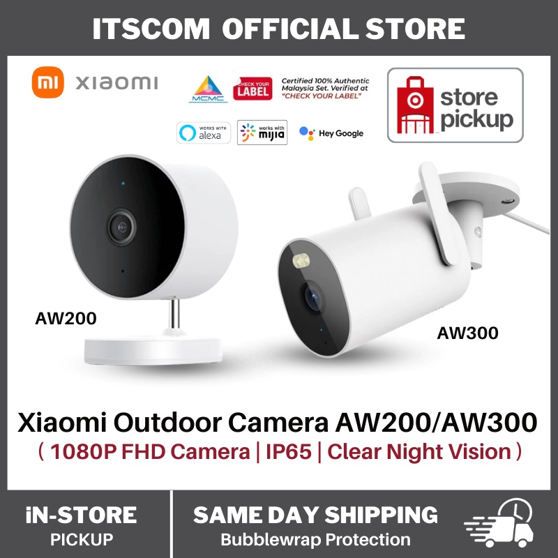 Xiaomi Outdoor Camera AW300 Weatherproof outdoor security Works with  Alexa Google Home MI Home