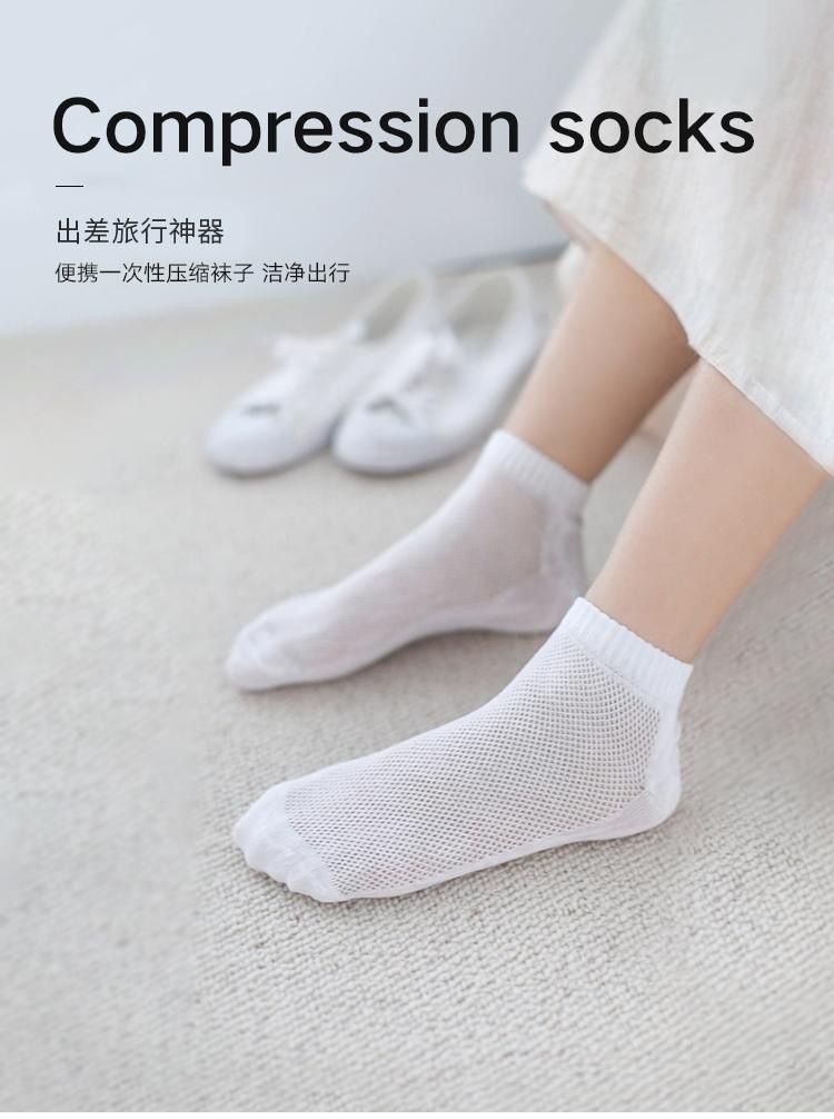 [Disposable Socks] 10 Pairs Japanese Throwing Socks Girls Socks Travel ...