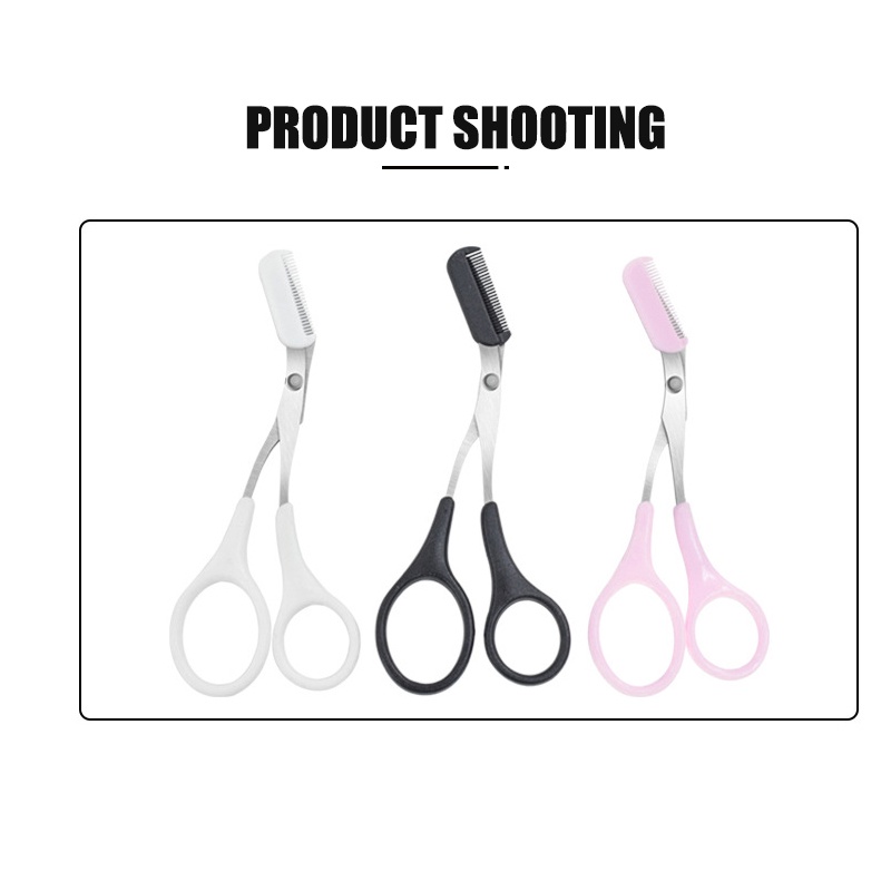 4PCS Eyebrow Trimmer Scissor Beauty Products for Women Eyebrow Scissors ...