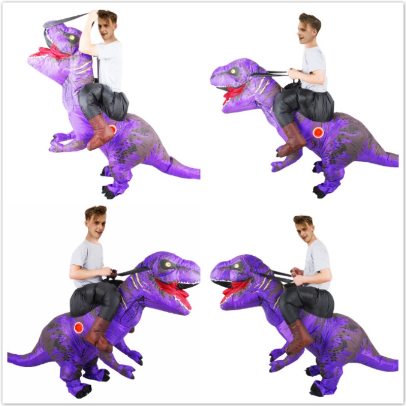 Dinosaur T Inflatable REX Ride-On Costume Blowup Cosplay Adults Dress ...