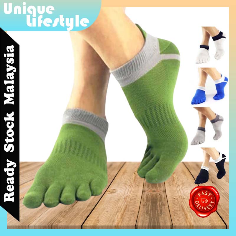 Ankle Socks Sports Five 5 Toe Toes Soccer Short Bike Bicycle Running ...