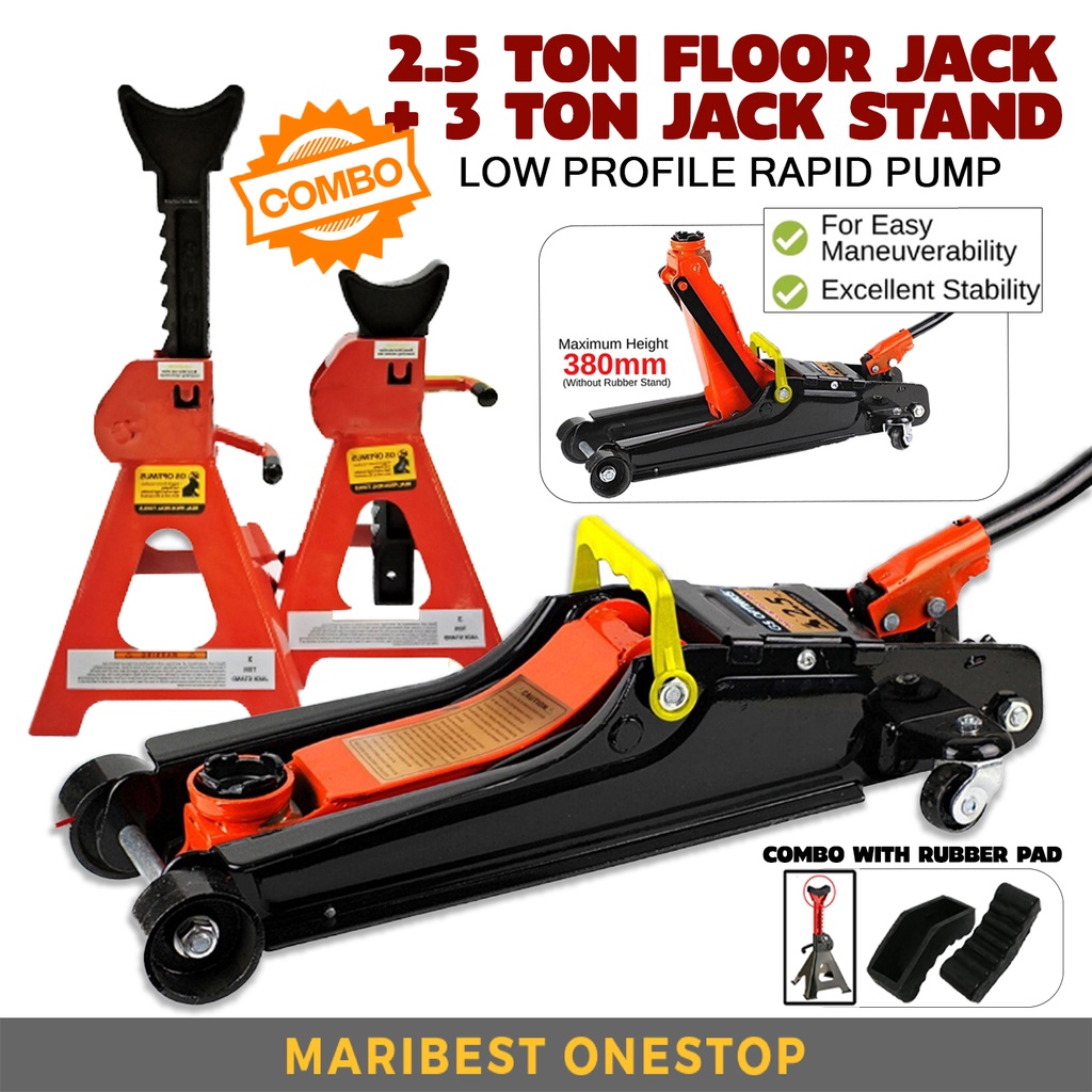 Heavy Duty 2.5 Ton Floor Jack Low Profile Hydraulic Car 3 Ton Jack