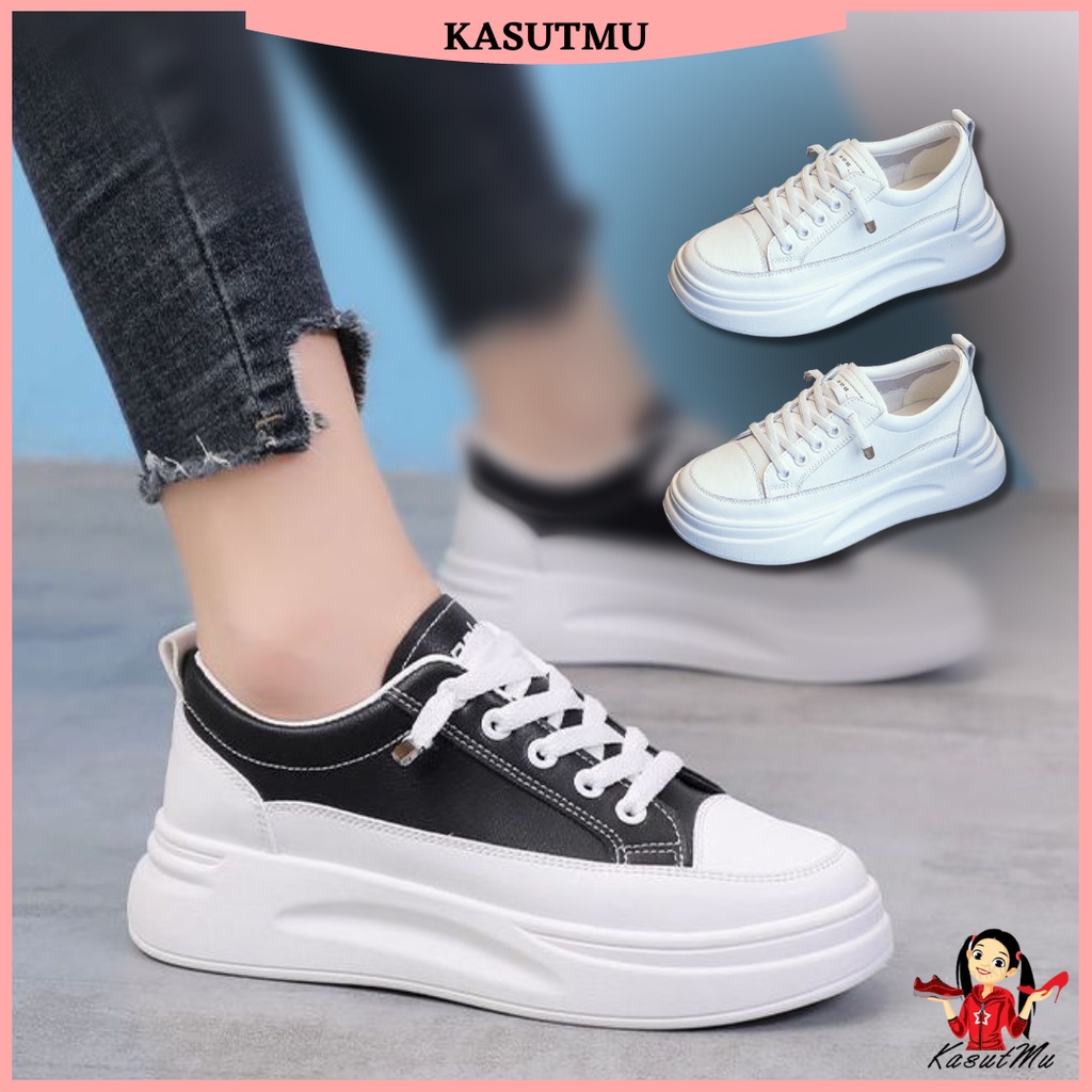 KASUTMU Mustache Women Ladies Casual shoes women kasut perempuan