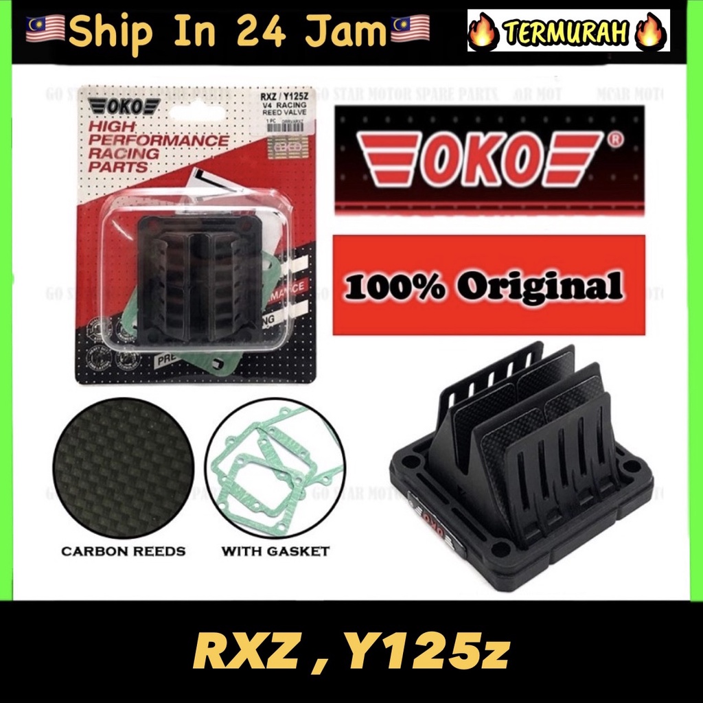 RXZ y125z V4 Racing Carbon Reed Valve Assy OKO Yamaha Y125ZR Y125 Z ZR ...