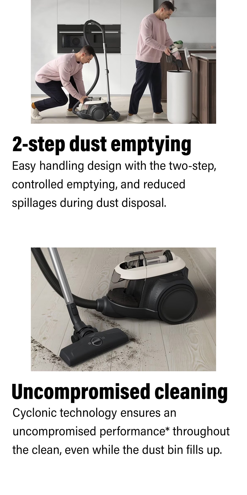 Electrolux EFC71622SW UltimateHome 700 Bagless Vacuum Cleaner with 6 ...