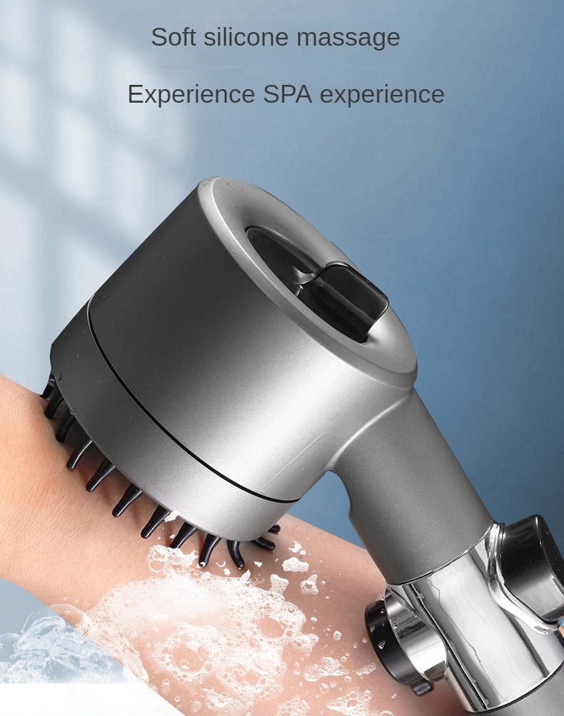 New 3 Modes Adjustable Shower Head High Pressure Water Saving Shower ...