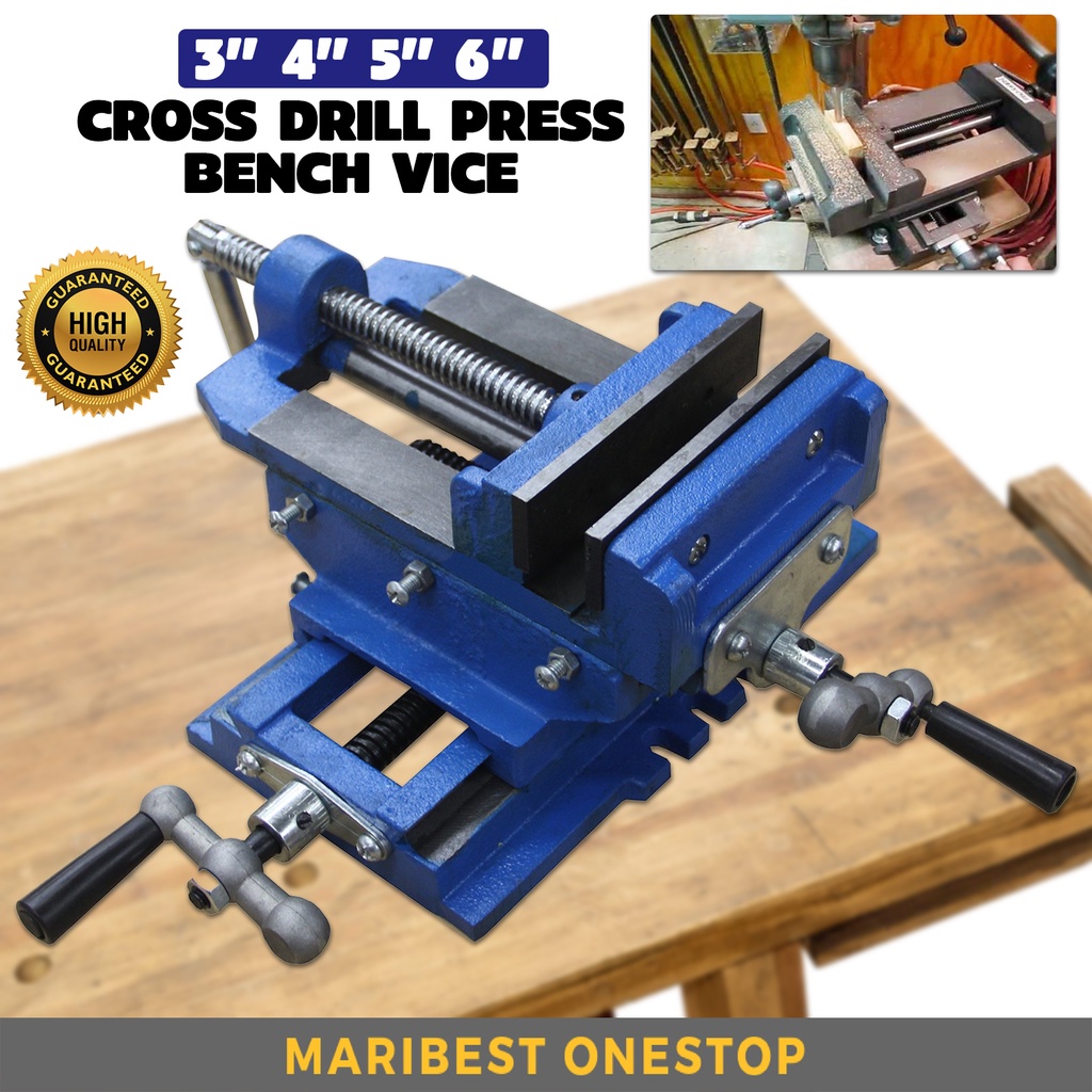3/4/5/6 Inch Drill Press Cross Vice Metal Milling Slide Cross Drill
