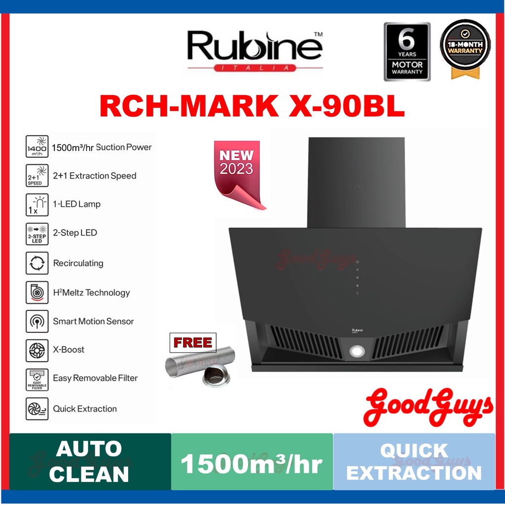 [Seller's Own Fleet]NEW Rubine RCHMARK X90BL Hood 1500m3/hr