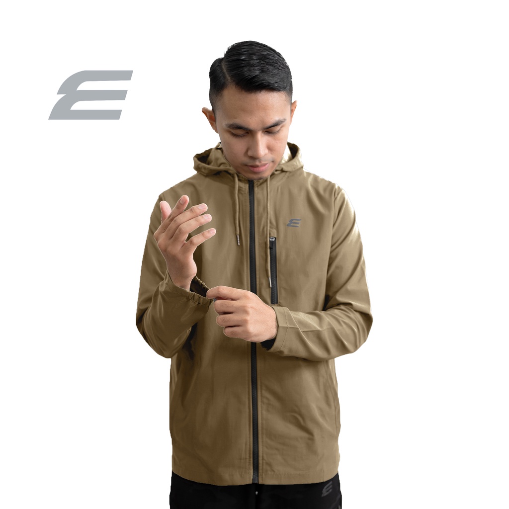 ELGINI E16158 Hooded Windbreaker Waterproof Shopee Malaysia