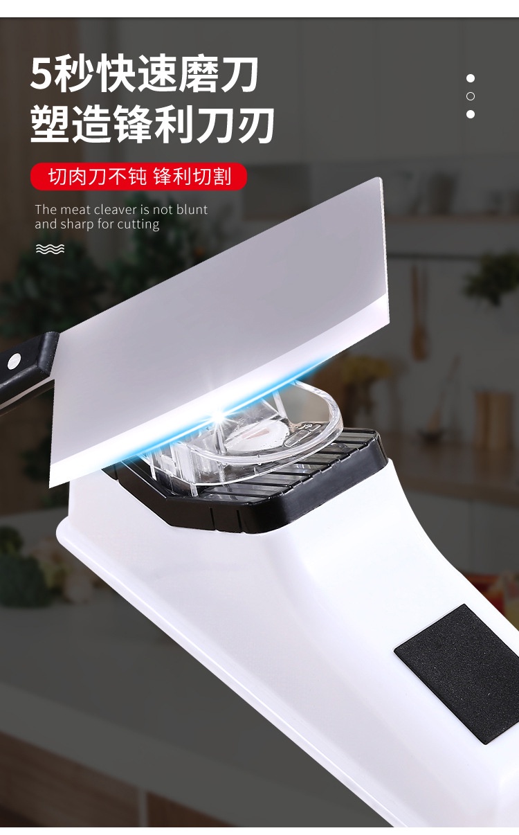 Pengasah Pisau Elektrik Alat Asah Automatik Alat Pisau Dapur Asah