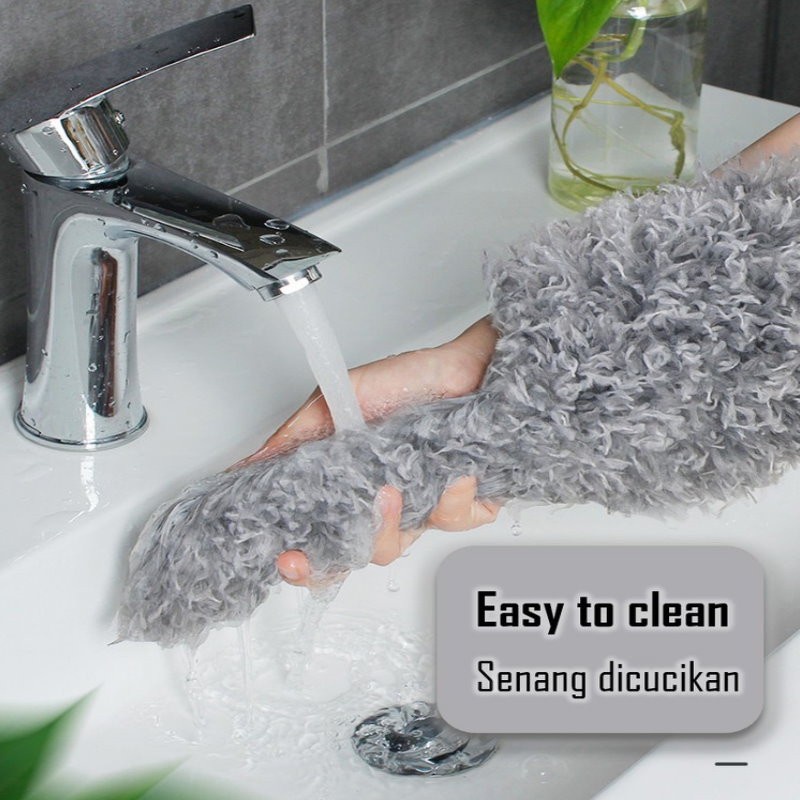 SUMAIRU Microfiber Feather Duster Cleaning Housekeeping Extra Long ...