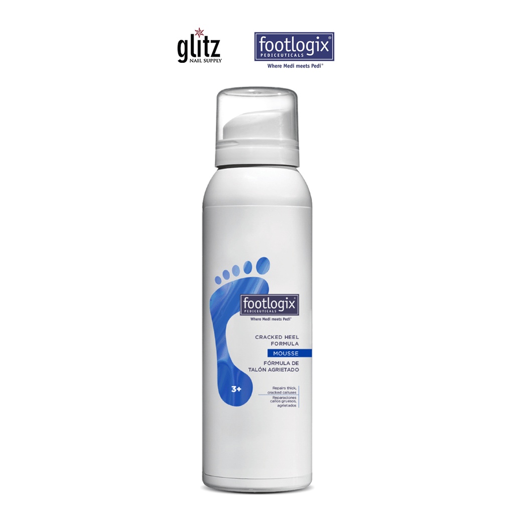 FOOTLOGIX Cracked Heel Formula Mousse 3+ Non Greasy Foot Care At Home