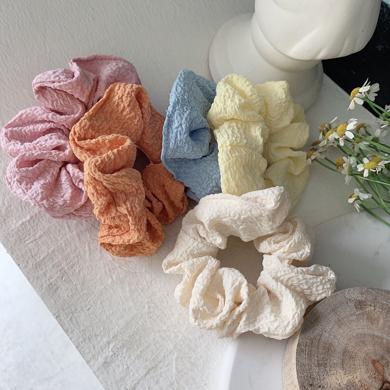 Oversized Hair Ropes Organza Hair Accessories High Elastic Seamless ...