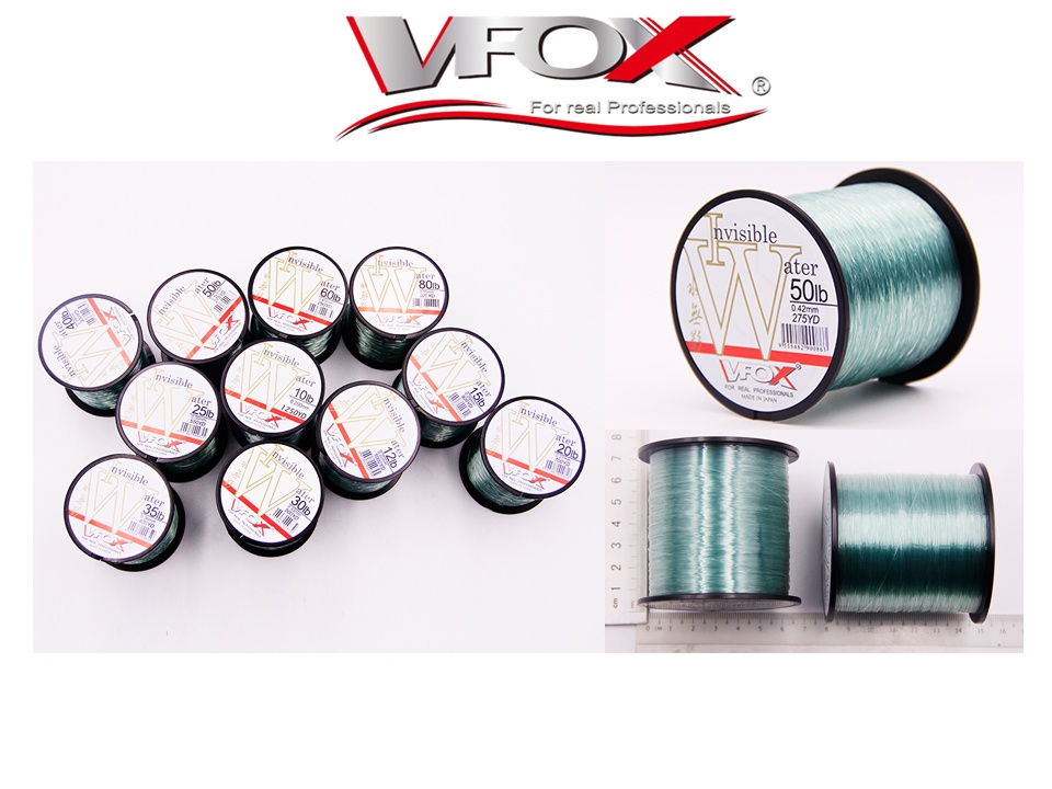 VFOX INVISIBLE FISHING LINE SPOOL INVISIBLE WATER (COLOR: CLEAR