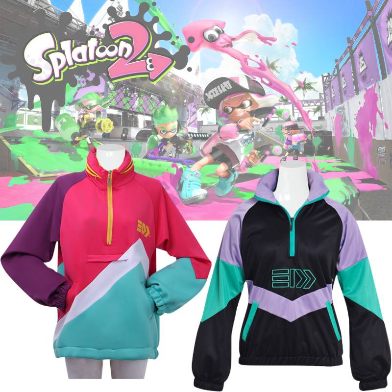 Splatoon 2 Inkling Ninja Themed Hoodie For Gamers And Anime Lovers