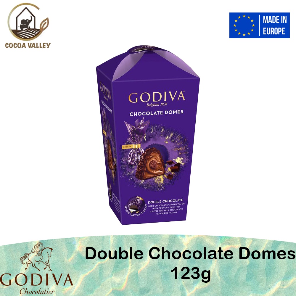 Godiva Double Chocolate Domes Tower 123g Shopee Malaysia