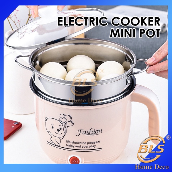 1.8L Electric Cooker Mini Pot Multifunctional Non-stick Frying Pan ...