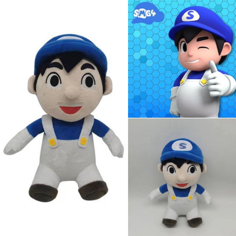 SMG3 SMG4 Super Mario Bros Animation White Stuffed Dolls Cartoon Toys ...