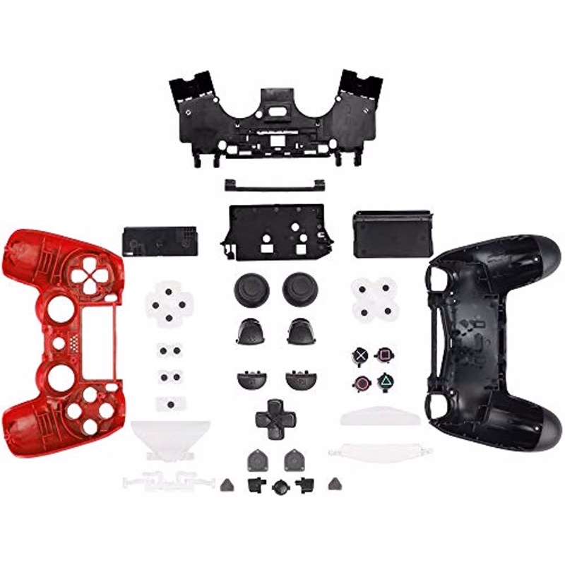 Full Housing Case Cover Shell Joystick Conductive Pad Full Buttons ...