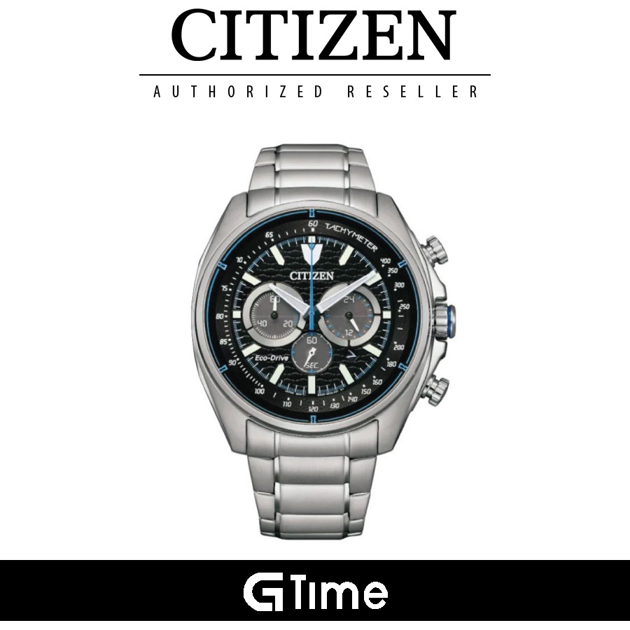 [Official Warranty] Citizen CA456081E Men's Eco Drive Chronograph