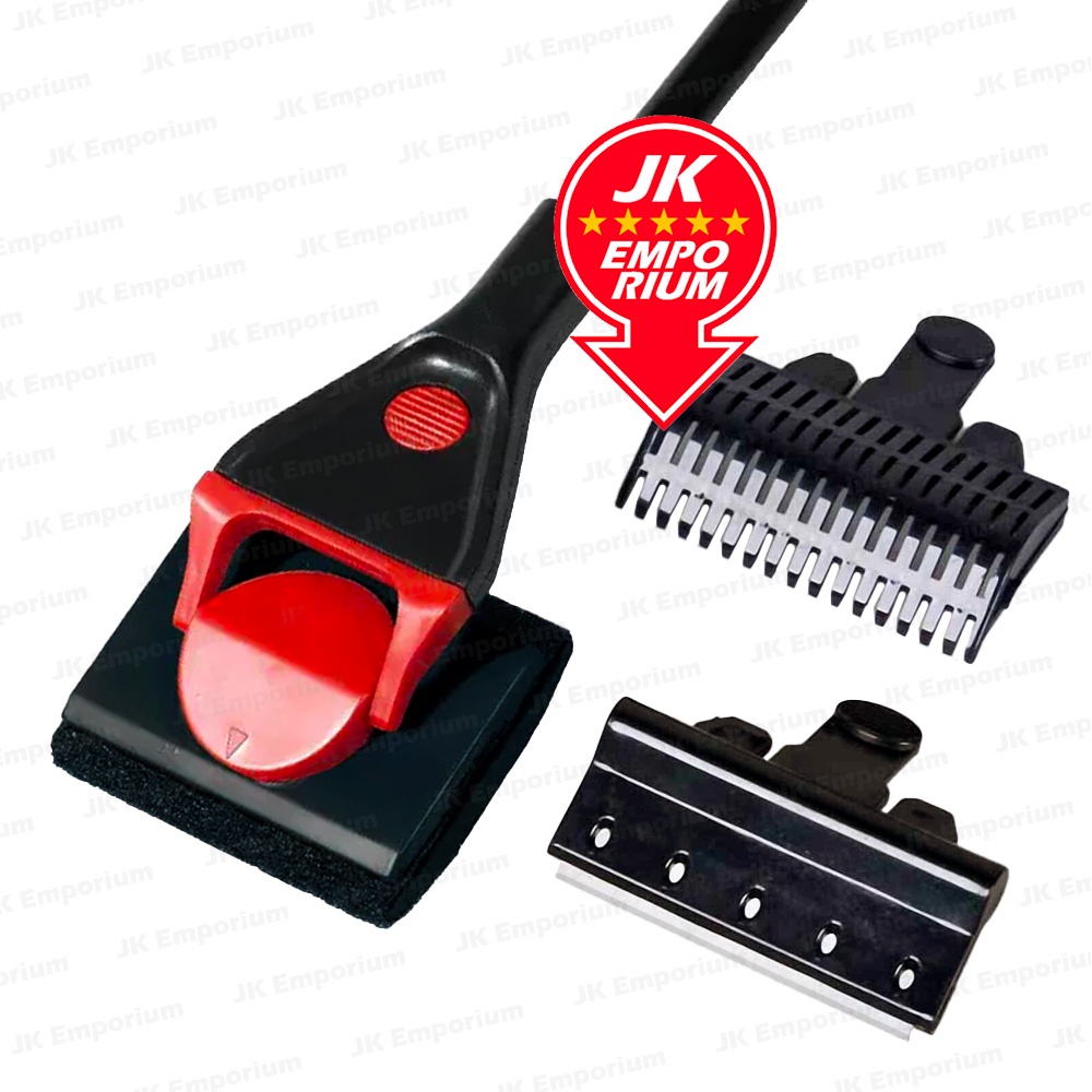 3 in 1 Heavy Duty Multi Purpose Aquarium Glass Cleaner Cleaning Tool