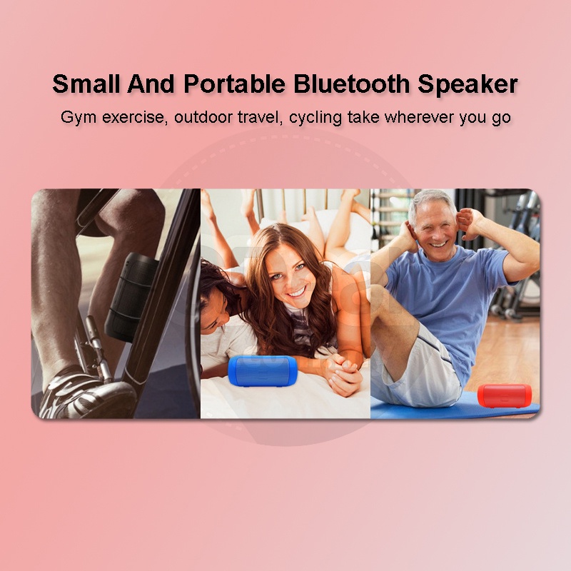GDeal Wireless Bluetooth Speaker Outdoor Portable Card Subwoofer Dual ...