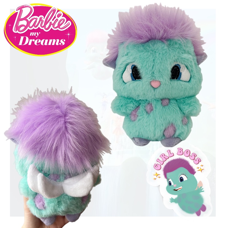 BARBIE BIBBLE FAIRYTOPIA PELUCHE Dog BLU BAMBOLA ANIMAL SIRENA EUR