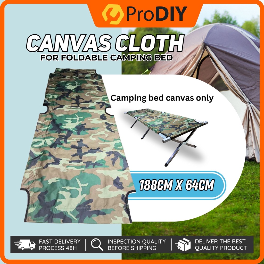 Folding clearance canvas bed