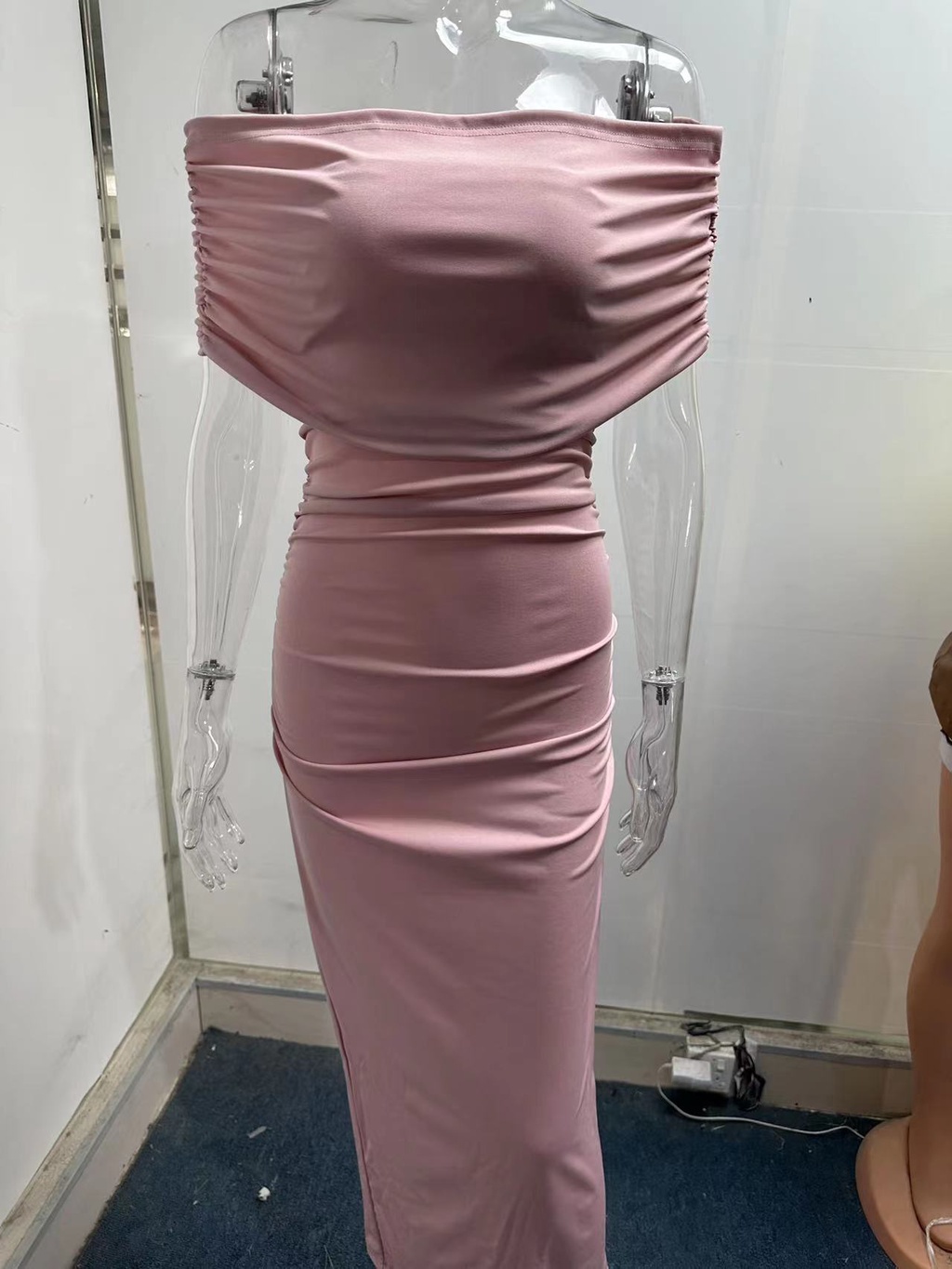 GETADME 2025 New Summer Backless Yellow Satin Lace Up Dresses Women Elegant Off Shoulder Strapless Long Dress Lady Party Club