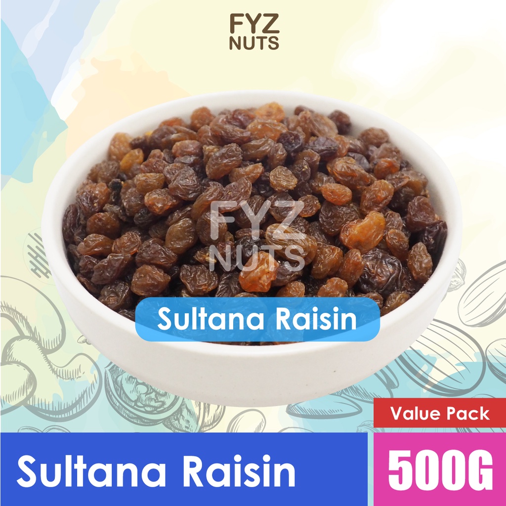FYZ Herbs Sultana Raisin Sultanas 500g 苏丹娜葡萄干 500g | Shopee Malaysia