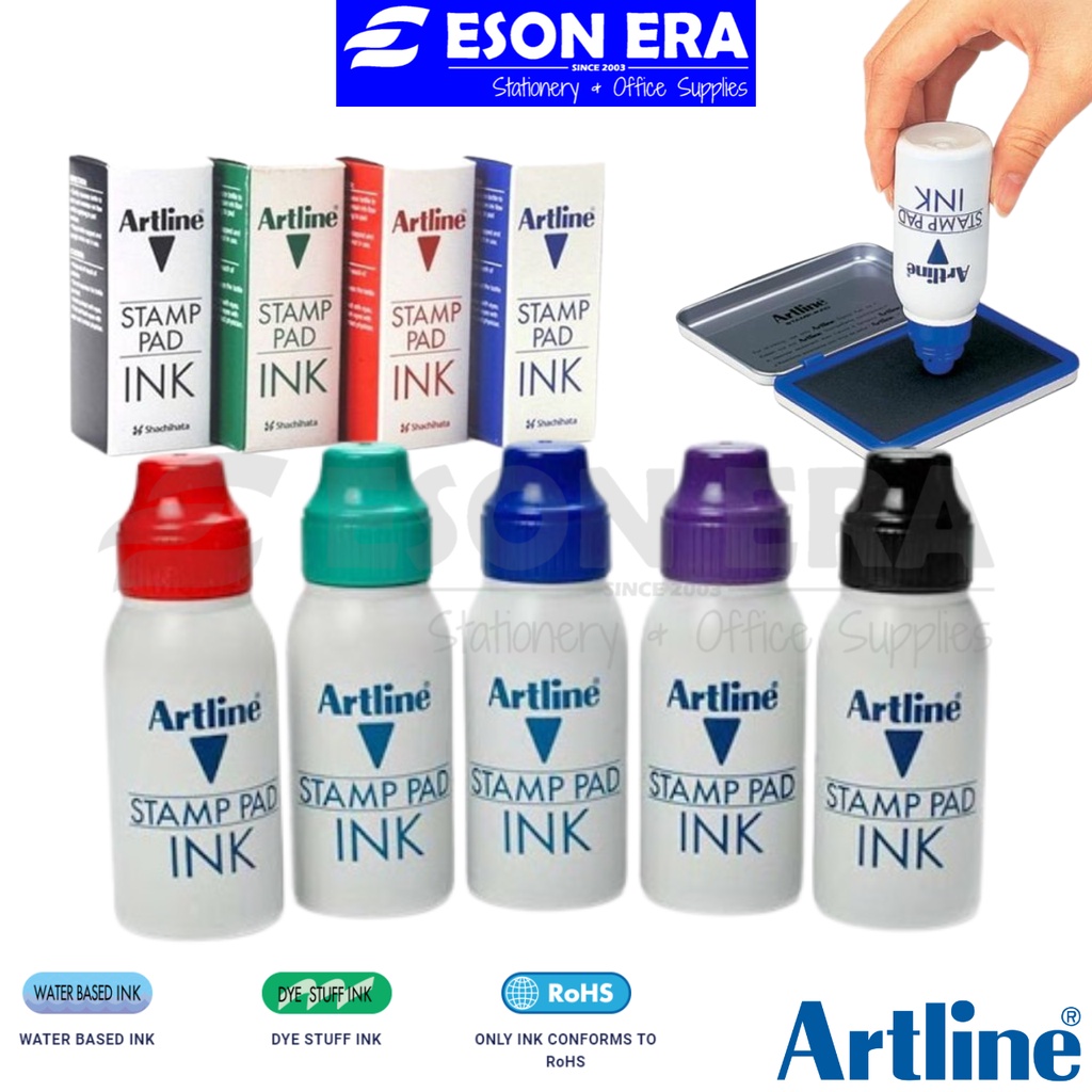 Artline Stamp Pad Ink 50ml / 50cc Shopee Malaysia
