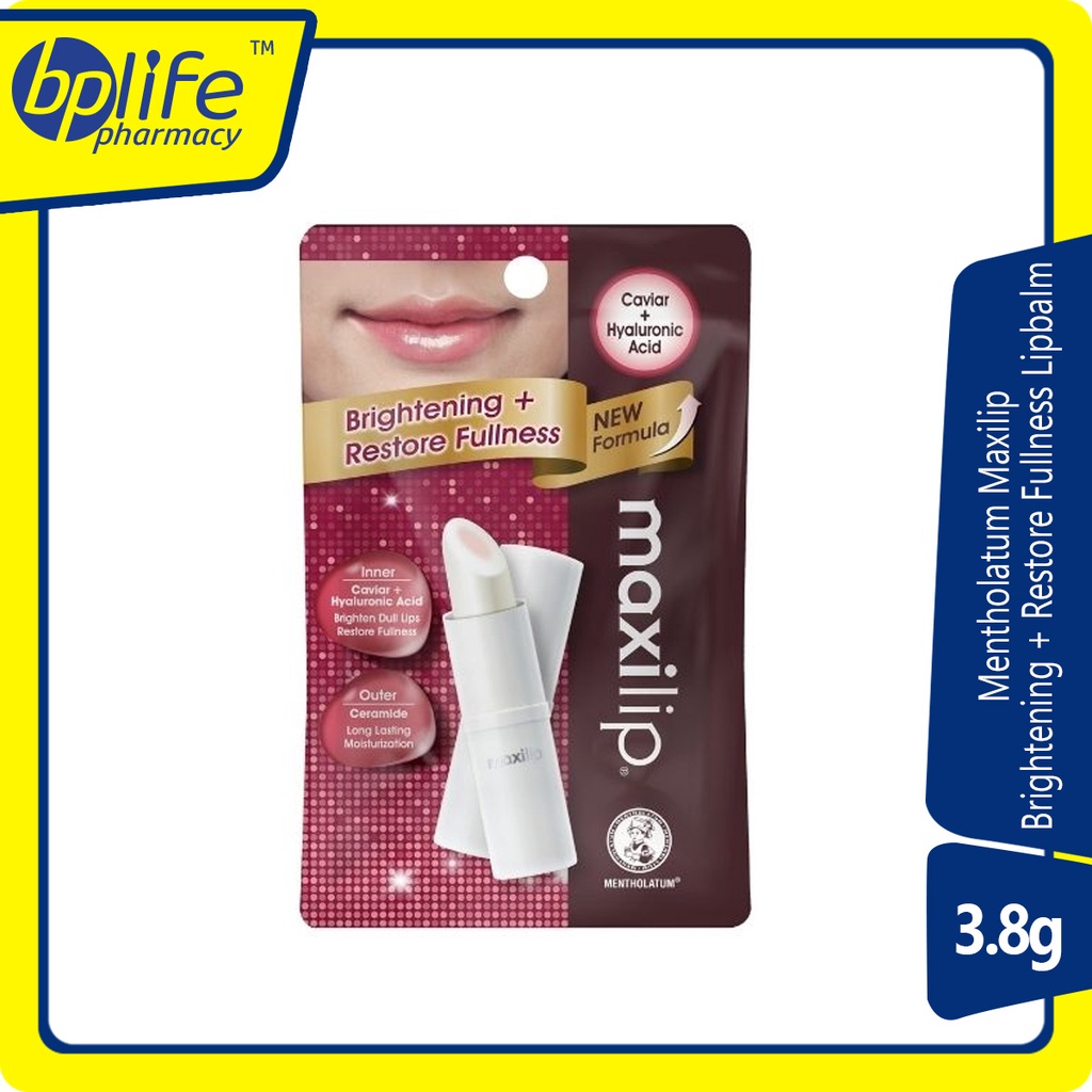 Mentholatum Maxilip Brightening + Restore Fullness Lipbalm 3.8g ...